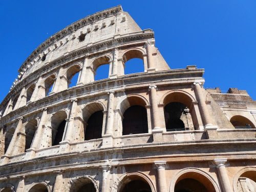 Colosseum Rome bovenkant