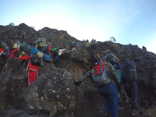 Bepakking Kilimanjaro