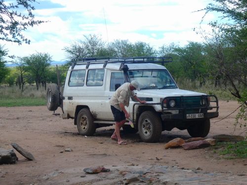 Vieze jeep safari