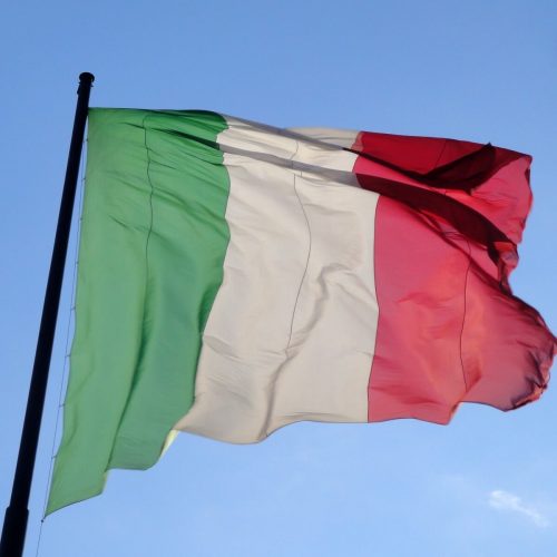 Coverfoto vlag van italie