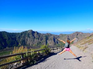 Op weg naar beneden Vesuvius