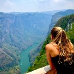 Annick uitzichtpunt Sumidero Canyon bovenaf