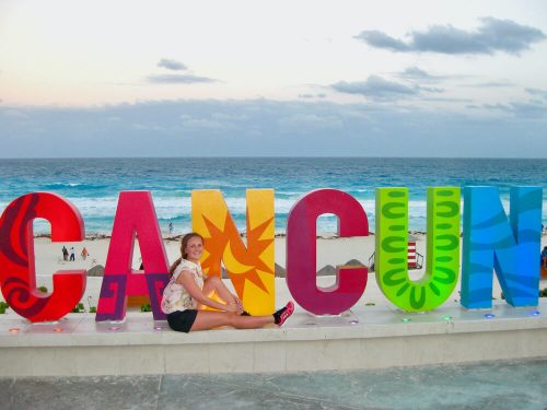 Cancun Yucatan letters