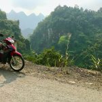 Gieljan scooter noorden Vietnam Ha Giang